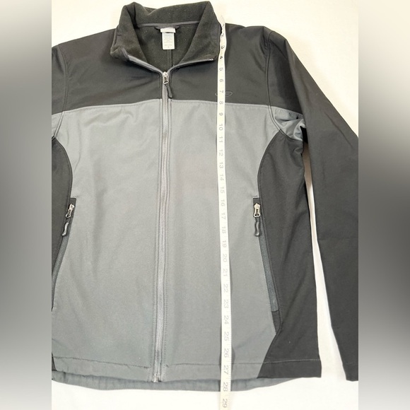 CHAMPION Vintage Men’s Long Sleeve Full Zip Fleece Jacket Medium Athletic Wear - Picture 10 of 11